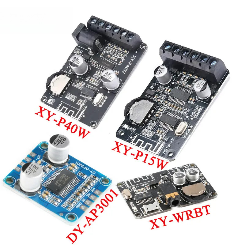 Bảng khuếch đại công suất âm thanh nổi 10W / 15W / 20W / 30W / 40W 12V / 24V Mô-đun khuếch đại kỹ th