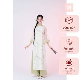 [BST TẾT 2026] Áo dài Cúc Viên NGO010-QT04 thương hiệu ÁO DÀI NGƠ