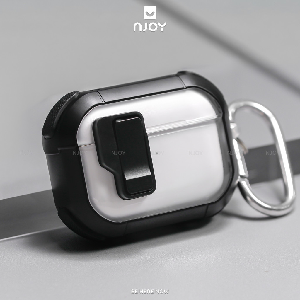 Ốp Chống Sốc Khoá Nam Châm Từ Tính Hiện Đại Cao Cấp Cho Tai Nghe Airpods Pro 3 2 Airpods 4 Njoyshop