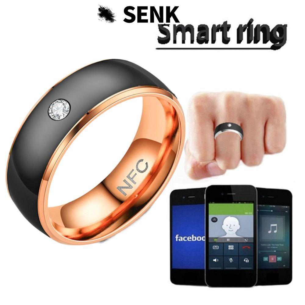 Nhẫn thông minh SENK NFC, Nhẫn kỹ thuật số kết nối ngón tay đa chức năng, Thiết kế đặc biệt Chống nư