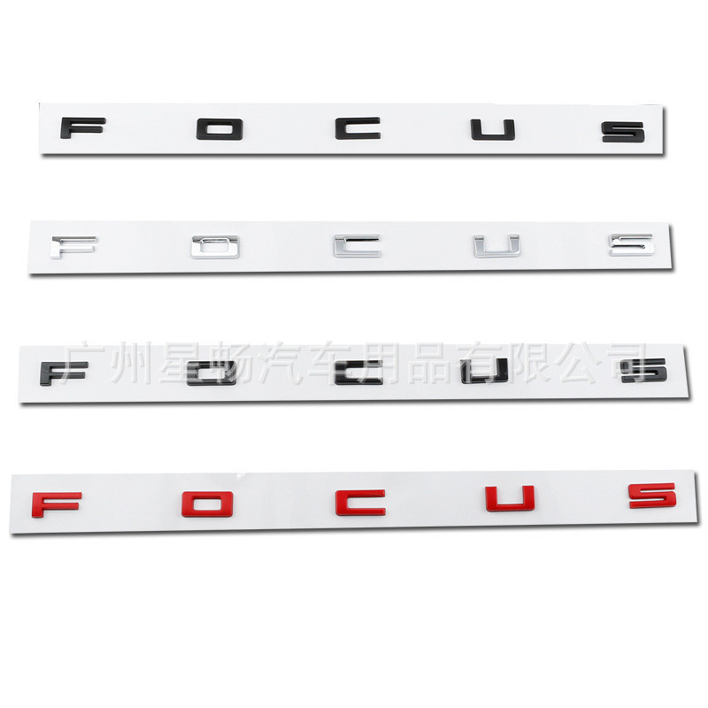Thích Hợp Cho Xe Ford FOCUS Logo Changan Ford Tiếng Anh Logo Cáo Chữ Logo Ford Phía Sau Cốp Xe Dán N