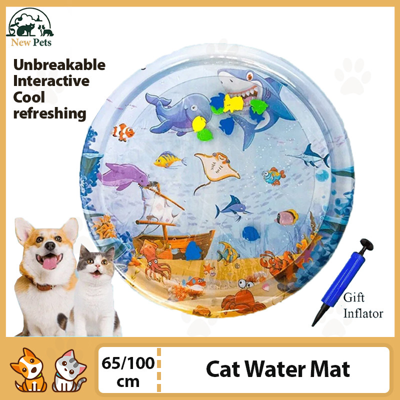 Newpets Giường Nước Cho Thú Cưng Mèo Tấm Làm Mát Chó Miếng Lót Ngủ Pat Miếng Lót Nước Mùa Hè Tấm Làm