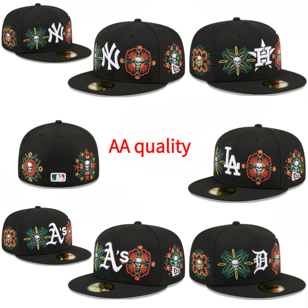 Mũ bóng chày 59FIFTY New Era Sox LA, thiết kế unisex, thêu màu đen, chống nắng hiệu quả