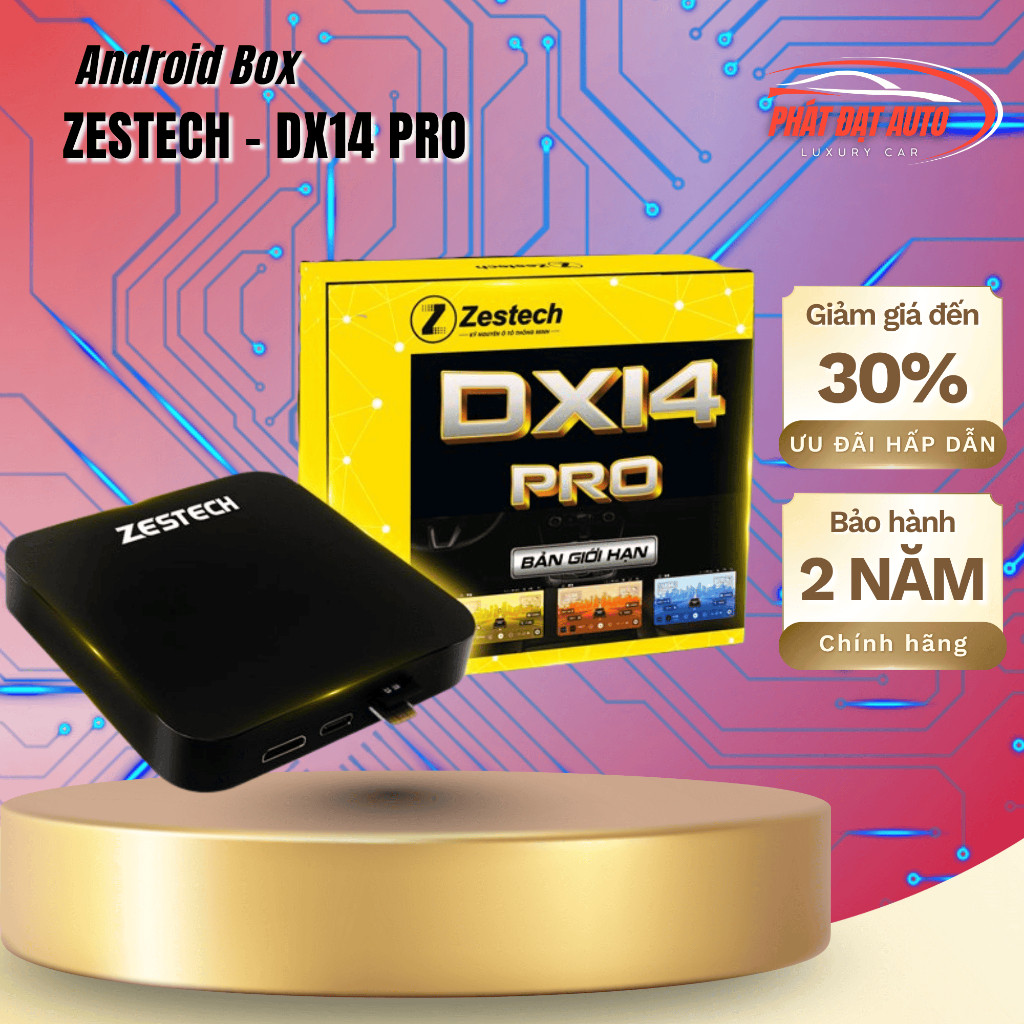 Android Box Zestech DX14 Pro TH2 TH2 RAM 8GB/128GB - Chip 8 nhân cấu hình mạnh mẽ ổn định