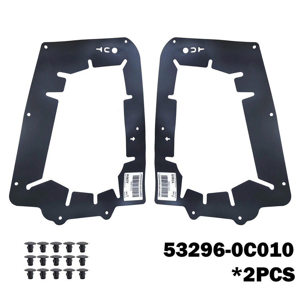 CASHCOW Trái & Phải 2 Chiếc Dành Cho Xe Toyota 08-17 Sequoia 07-13 Tundra Tản Nhiệt Hỗ Trợ Nóng Bắn 