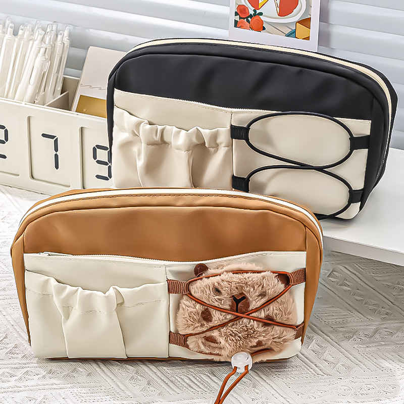 2025 New Multi-Layer Large Capacity Pencil Case Primary School Student Stationery Box Simple Multifu