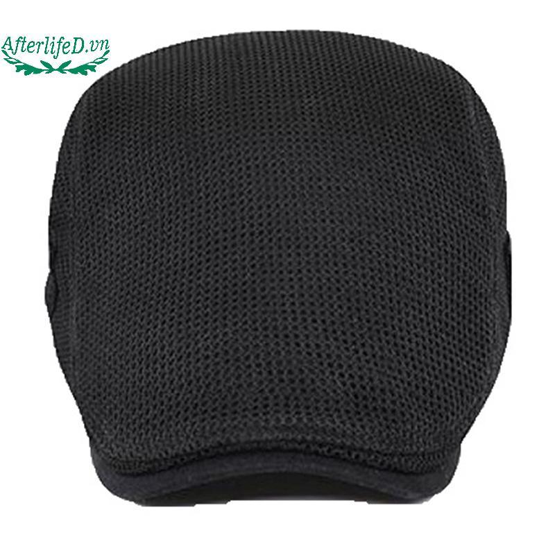 AF Cabbie Flat Cap Lưới thoáng khí Newsboy Beret Ivy Cap A