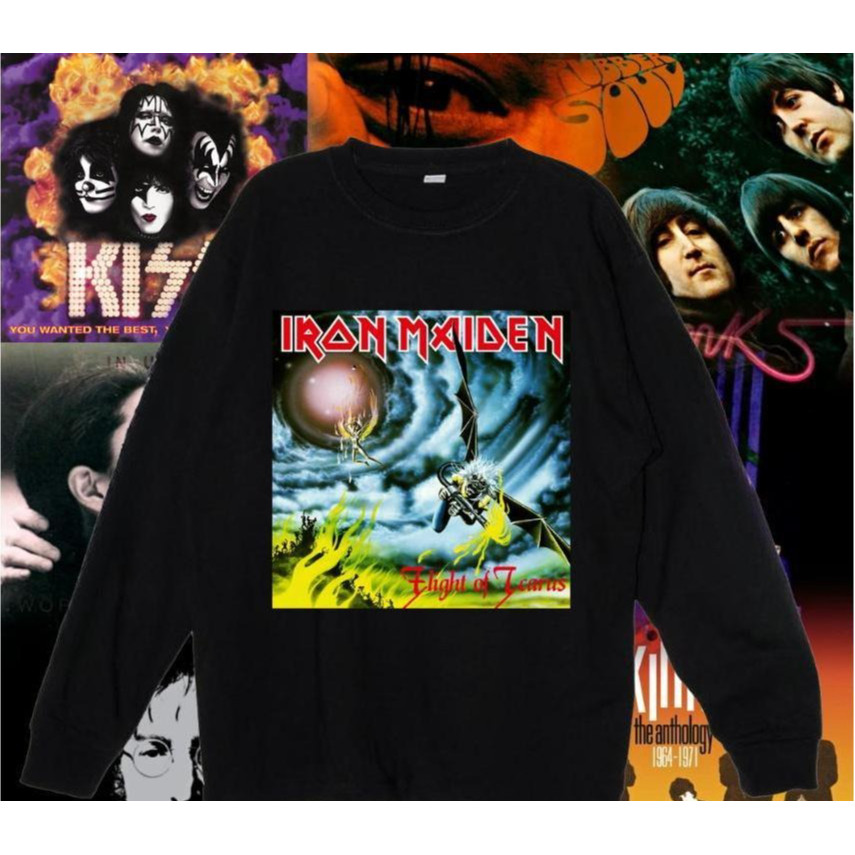 Áo thun dài tay 100% Cotton Icarus Flag Unisex