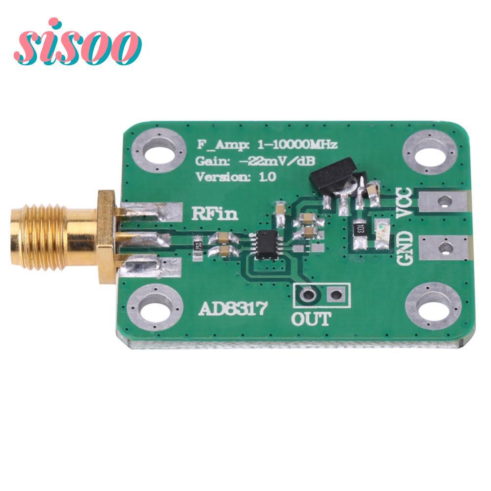 Đồng hồ đo công suất đầu ra SISOO, 1M-10000 MHz -55dBm đến 0dBm AD8317 Máy dò logic Phát hiện nguồn 