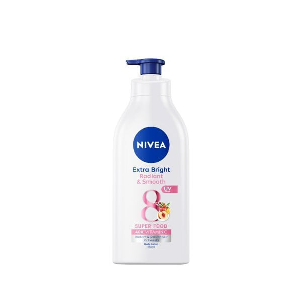 Sữa Dưỡng Thể Nivea Hỗ Trợ Dưỡng Trắng Mịn Extra White Radiant & Smooth 550ml