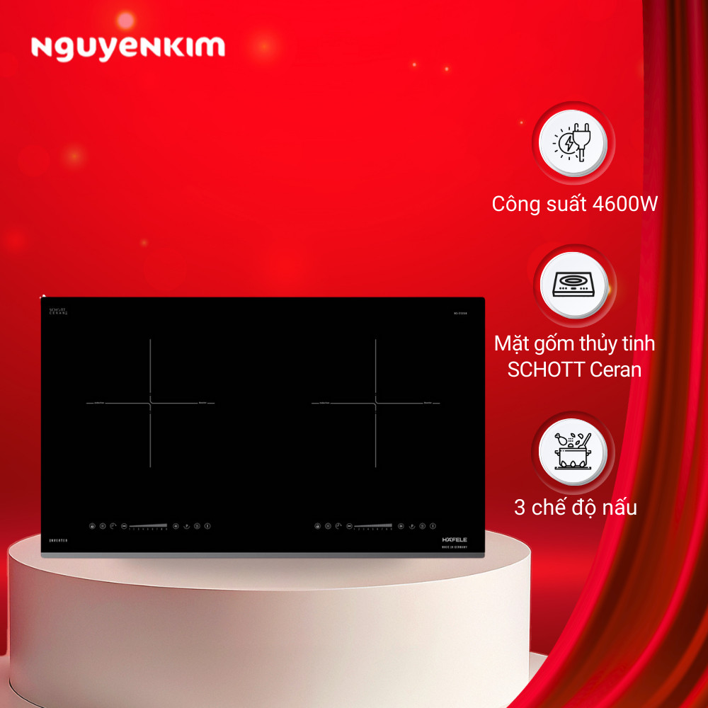 Bếp từ lắp âm 2 vùng nấu Hafele HC-I7325B