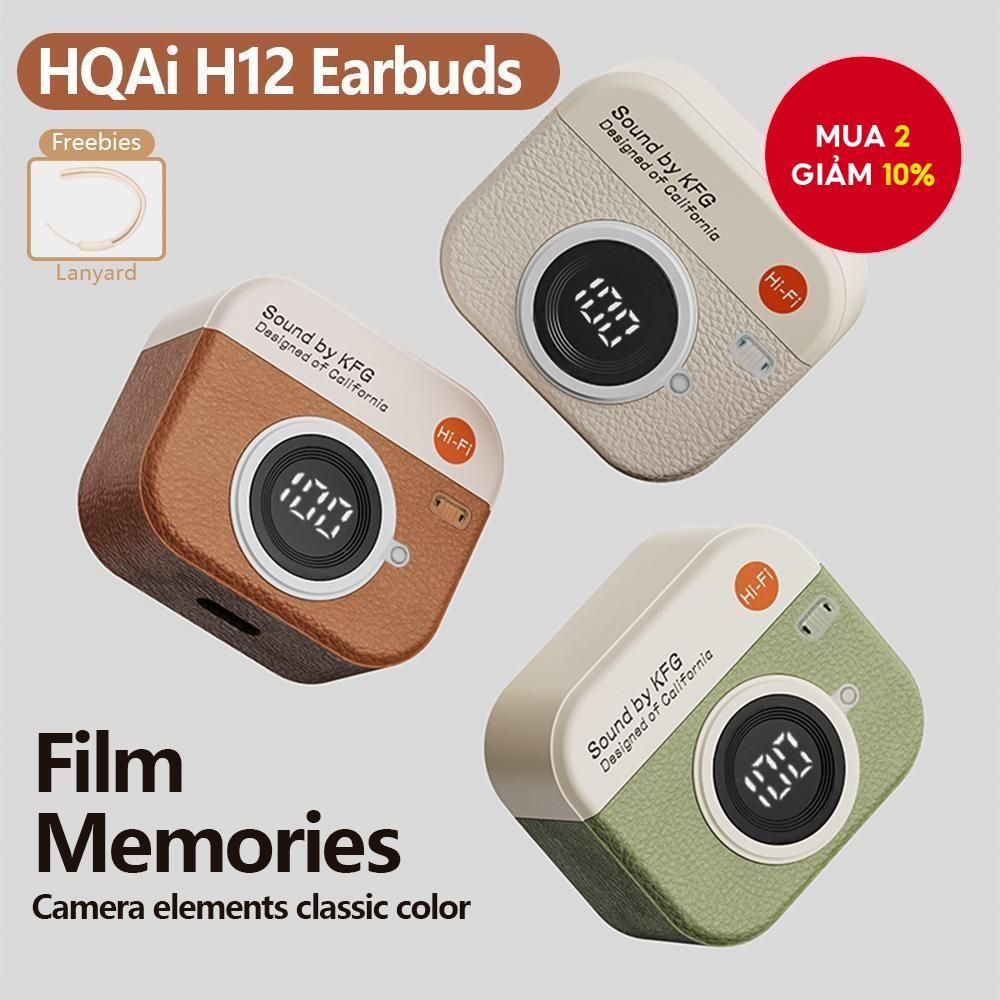 Tai nghe HQAi H12 chống nước, điều khiển cảm ứng, khử tiếng ồn, âm thanh nổi Hi-Fi
