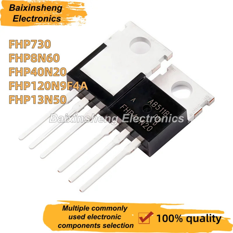 5 CÁI FHP8N60 TO-220 8N60 FHP40N20 40N20 FHP730 FHP120N9F4A 120N9F4A FHP13N50 13N50 MOS bóng bán dẫn