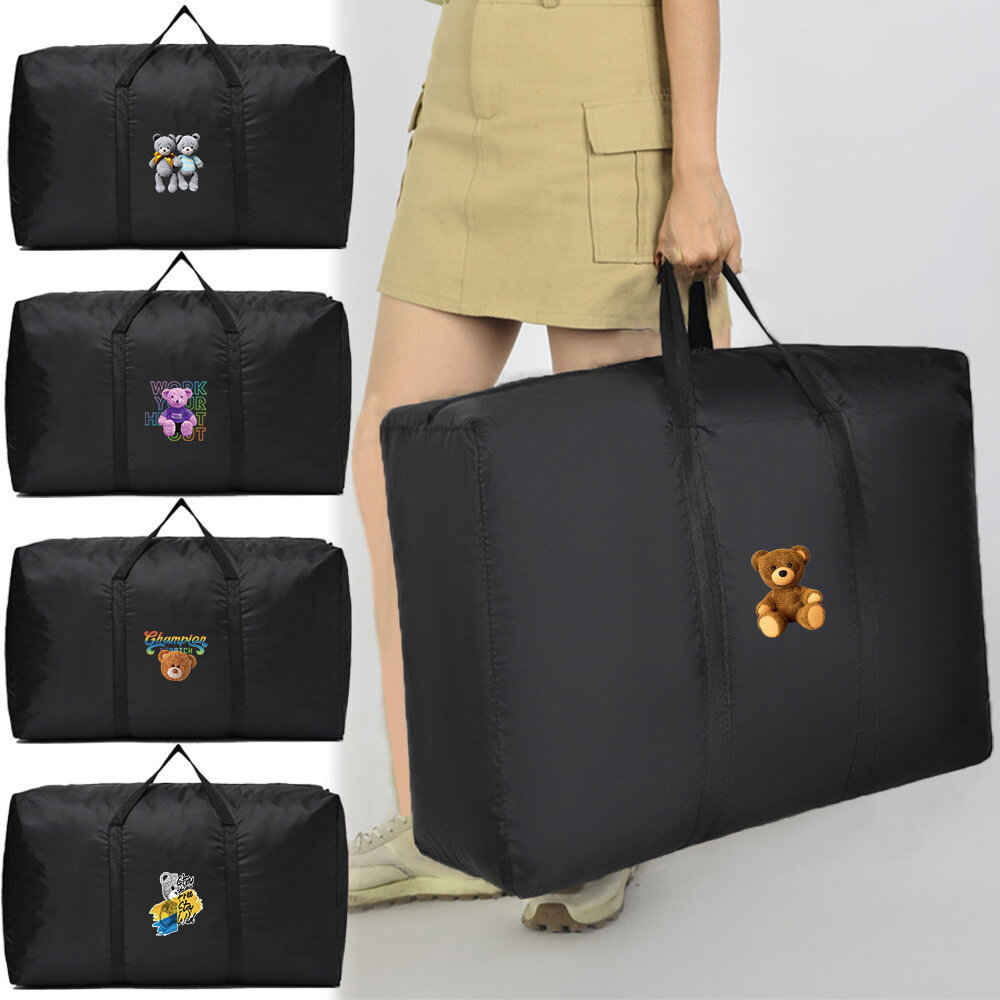 Waterproof folding shopping bag Reusable  Luggage bag Portable Extra large storage bag Moving and pa