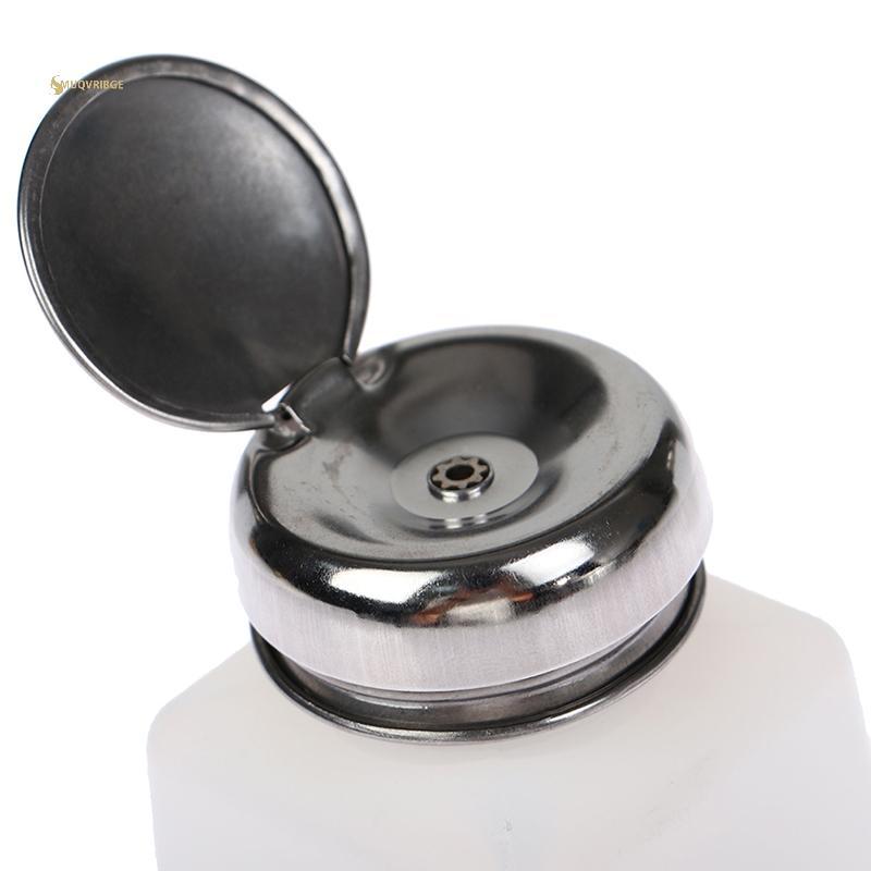 MUQV Máy Bơm Rỗng Hộp Đựng Sơn Móng Tay Tẩy Chai Móng Tay Nghệ Thuật Sạch Acetone Chai n