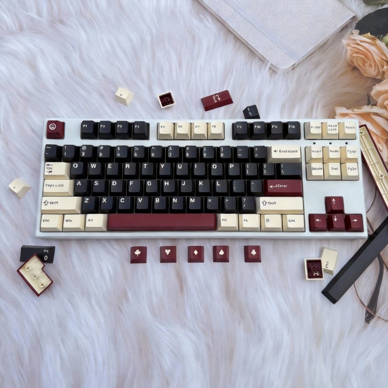GMK Rome Keycaps ABS Double Shot Cherry Profile 163 phím Bàn phím cơ Keycaps