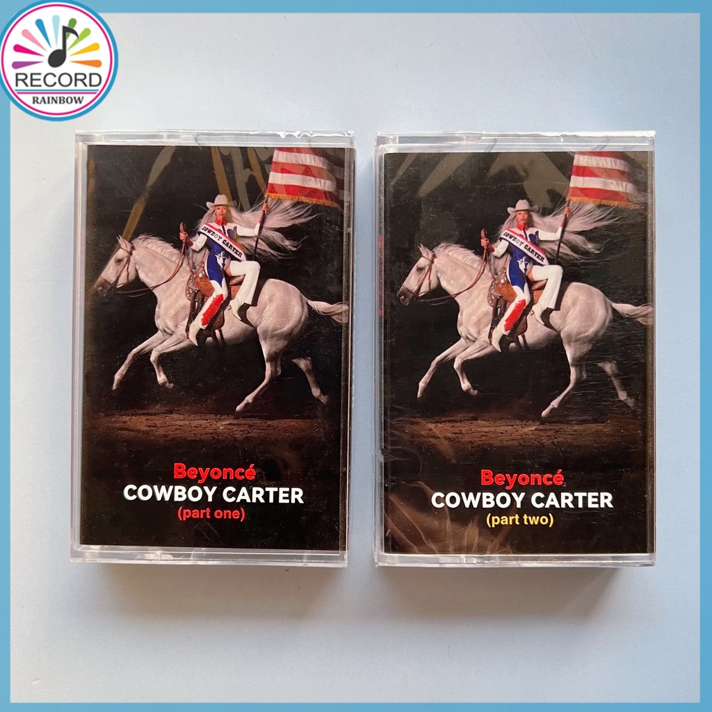 Beyonce Cowboy Carter Part 1 & 2 Two Băng Cassette Tape Set Brand New [Sealed] Original LLCT