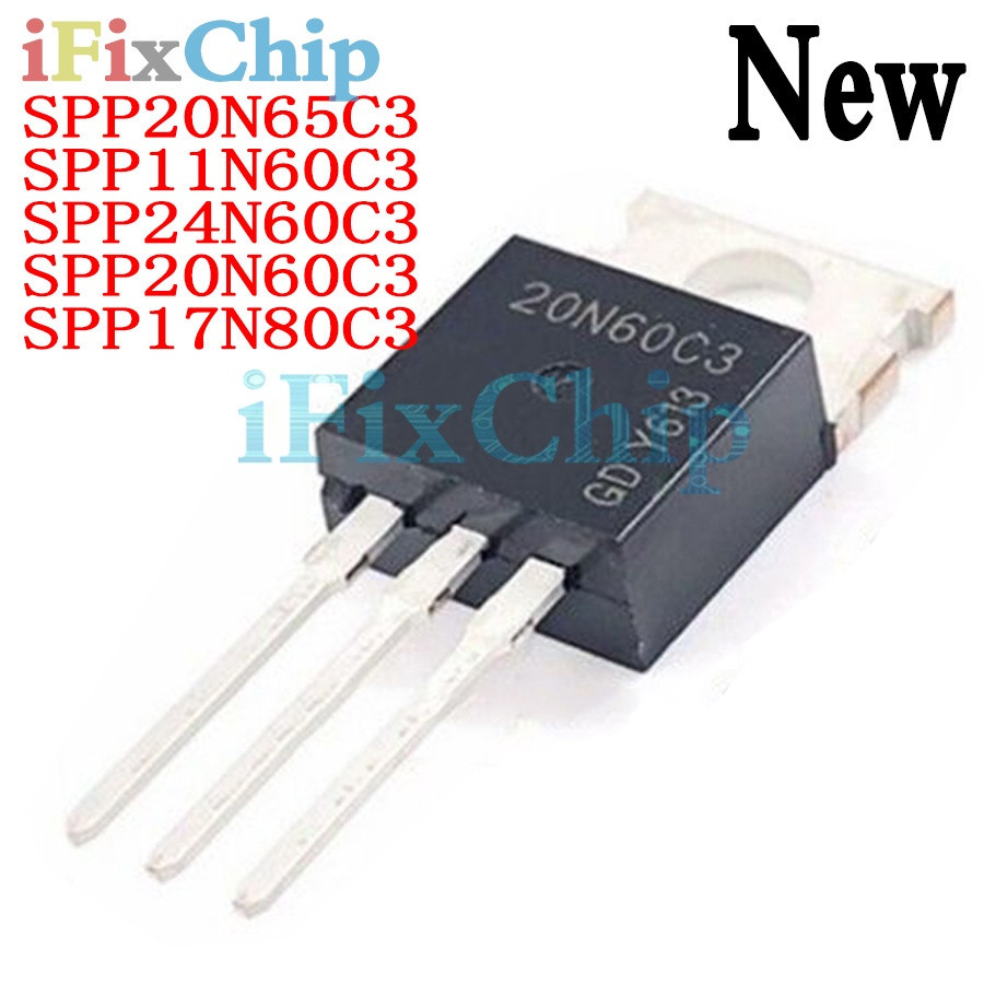 5 Chiếc SPP20N60C3 20N60C3 SPP20N60 SPP17N80C3 17N80C3 SPP24N60C3 24N60C3 Sp11n60c3 SPP11N60 11N60C3