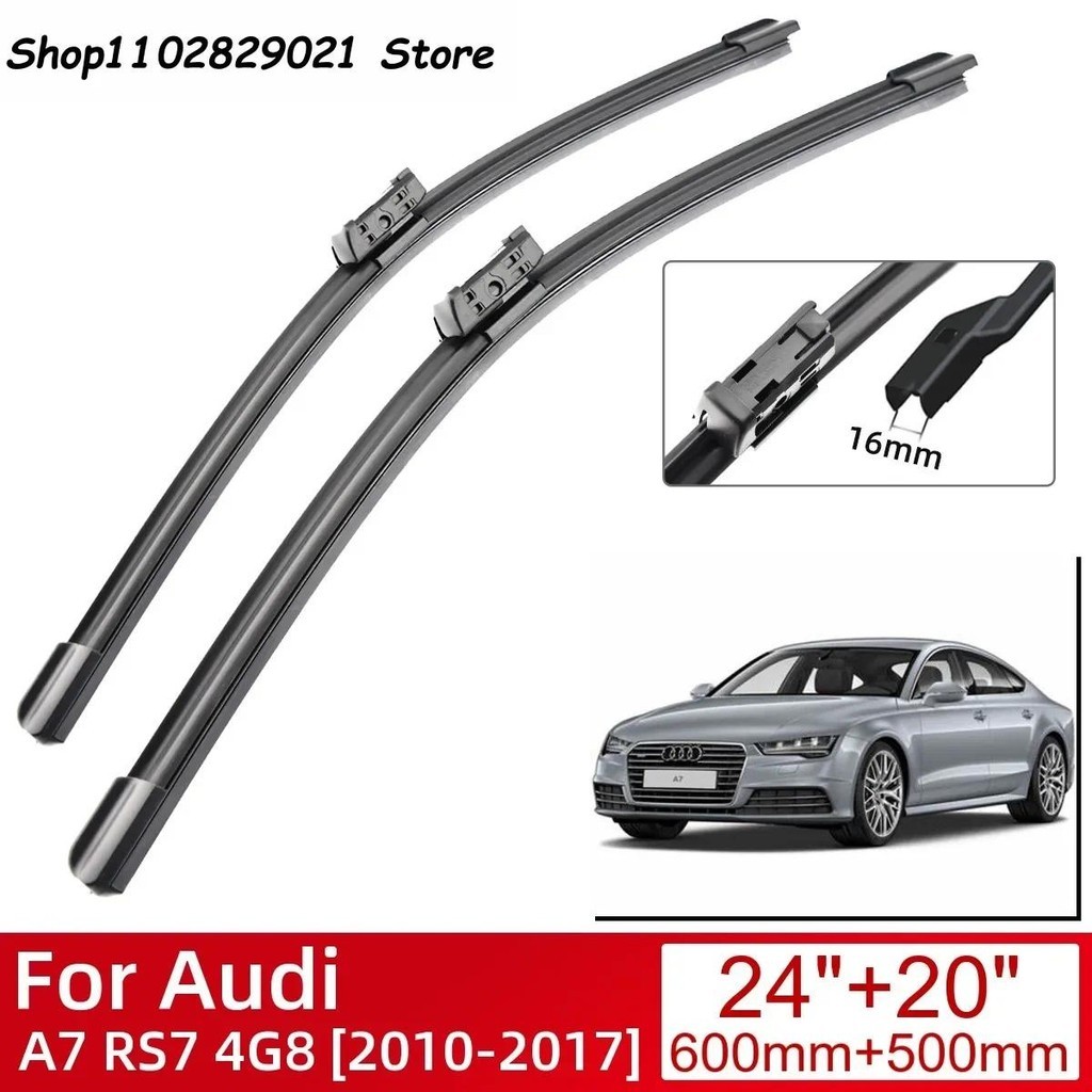 Dành cho Audi A7 RS7 4G8? 2010-2017 Phụ Kiện Ô Tô Kính Chắn Gió Phía Trước Khăn Lau Lưỡi Bàn Chải Cầ