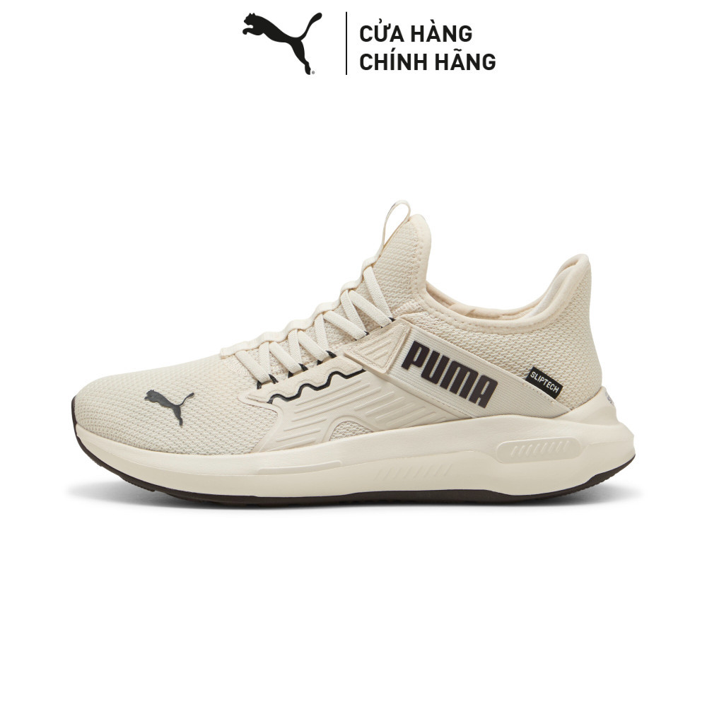 Giày Chạy Bộ PUMA Unisex Softride Enzo 5 Slip Tech Alpine Snow-Chocolate Brown-Black Màu Trắng
