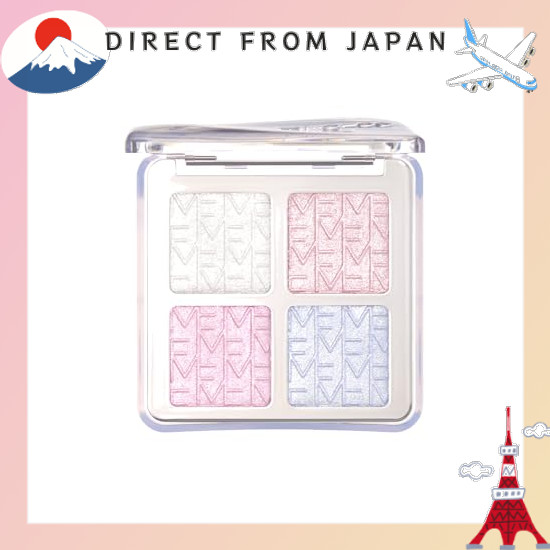 【From Japan】 Milfy Idol Highlighter Palette (01 Ice Blue) Highlighter Powder Highlighter Lamé Glossy