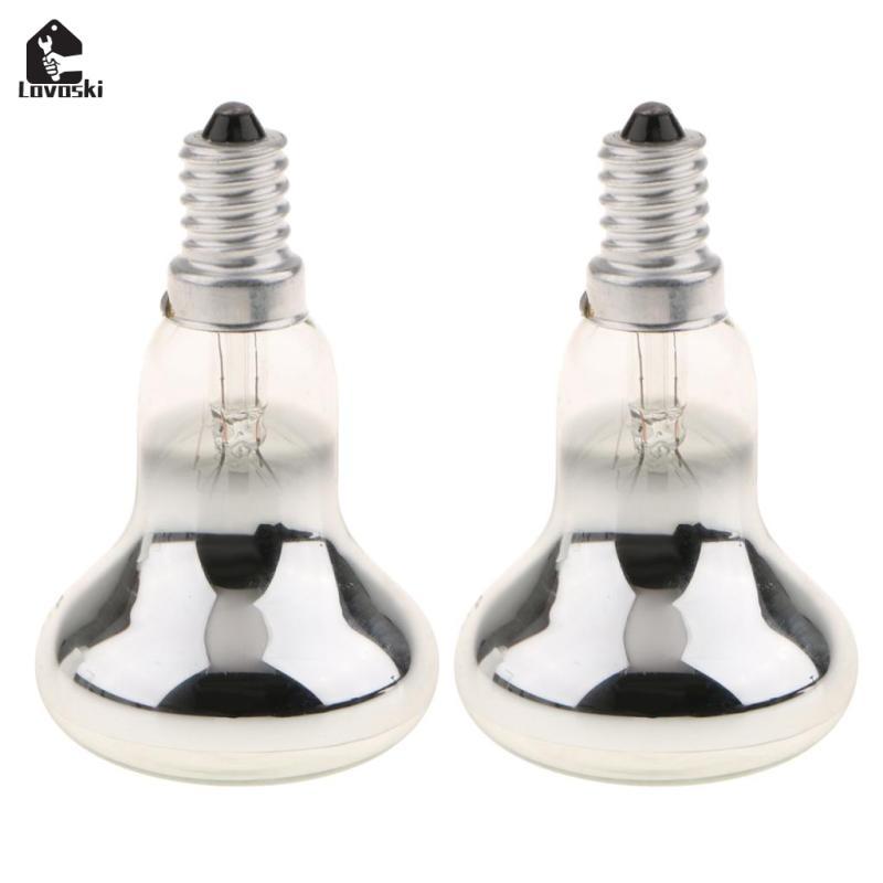 2x R50 E14 SES Đèn Bóng Đèn Phản Quang Điểm Bóng Đèn Vít Nhỏ 40W 2 Chiếc 40W