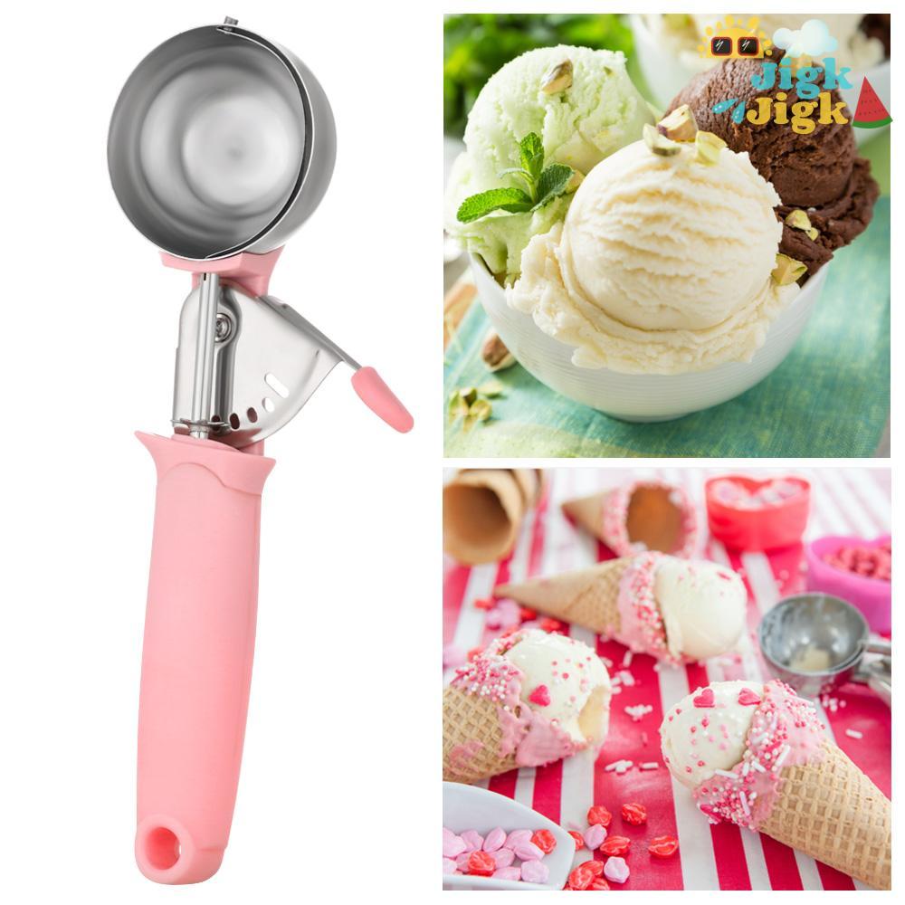 JIGK Ice Cream Scoop Ice Ball Maker Thép không gỉ Ball Scooper