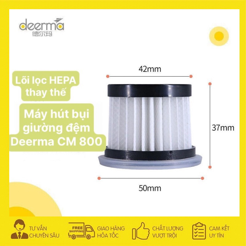 Lõi lọc HEPA thay thế của máy hút bụi giường nệm Deerma CM800 ..