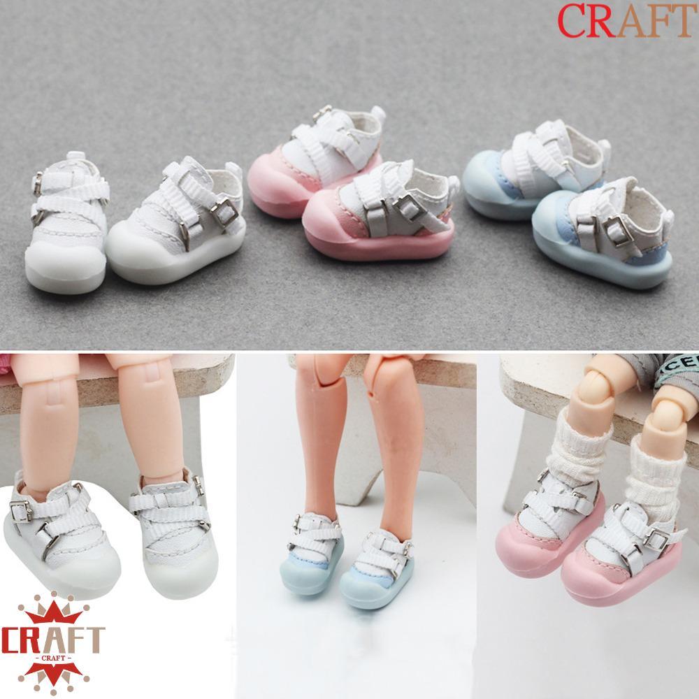 Giày búp bê CRAFT 1 / 12, Giày keo mềm búp bê OB11 MJD, Giày búp bê BJD nhỏ mềm chất lượng cao Quà t