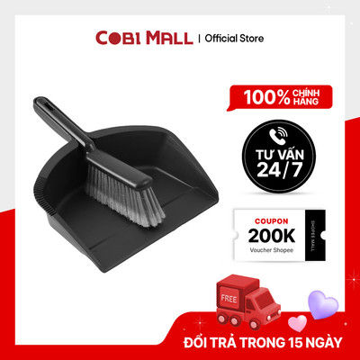 Ky hốt rác nhựa màu đen - COBI HOME