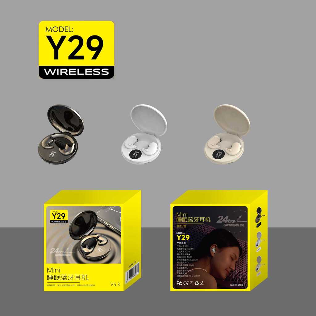 2026 Phong Cách Mới Y29 Tai Nghe Ngủ Tai Nghe In-Ear Chất Lượng Cao Khử Tiếng Ồn Tai Nghe 2026 Tai N