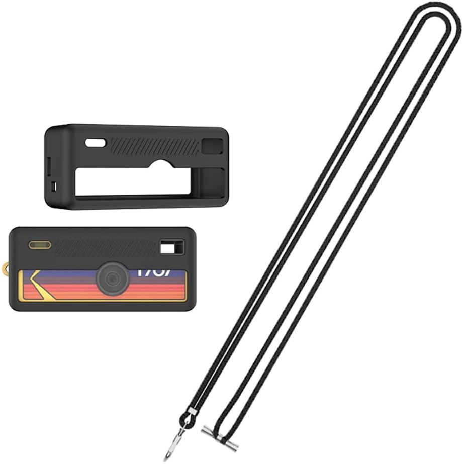 Dành cho vỏ KODAK CHARMERA - [Chống sốc] [Chống rơi] Vỏ chắn có dây đeo cổ, [Chất liệu silicon] Vỏ b