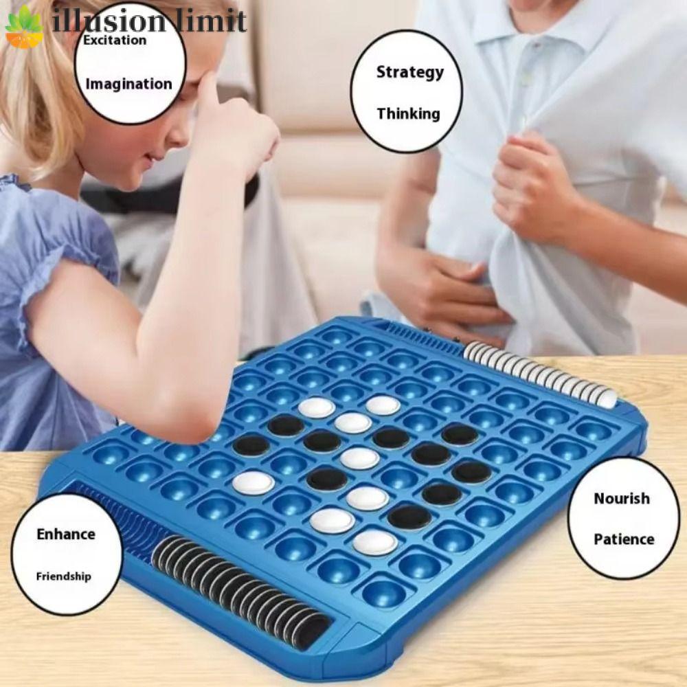 ILLUSION LIMIT Kid Overturn Chess Montessori Backgammon Game Set Du Lịch