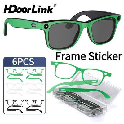 HdoorLink Khung Miếng Dán Cho Ray-Ban Meta Way-farer RW4006 / RW4012 Kính Thông Minh Khung Đền Bảo Vệ