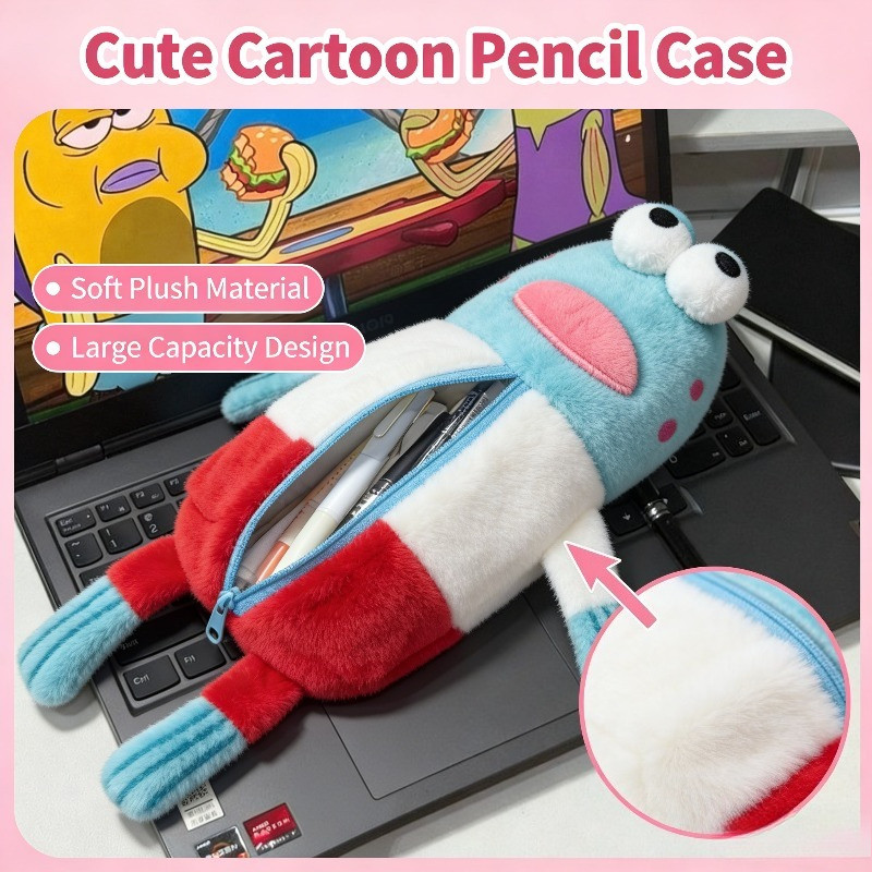 Hoạt Hình Sang Trọng Hộp Đựng Kawaii Sang Trọng Kawaii Cá Trường Học Đồ Dùng Văn Phòng Túi Đựng Bút 