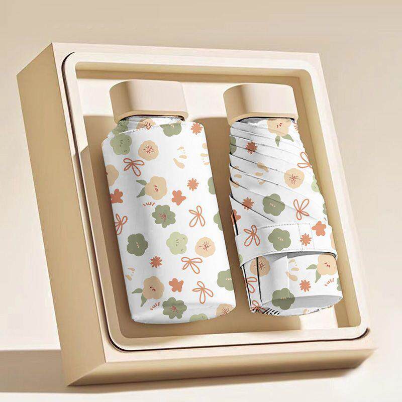 ô che mưa gấp gọn Ô dù che nắng chống nắng chống tia UV Ô dù che nắng kép mini gấp gọn siêu nhẹ gấp 