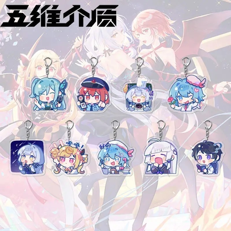 Móc khóa Anime Medium Stardust Cangqiong Haiyi Shian Mica Acrylic cao cấp trang trí cặp sách balo ph