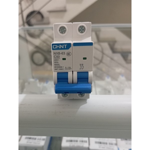 ⚡ Aptomat MCB 2 Pha CHINT NXB2-50 – 50A