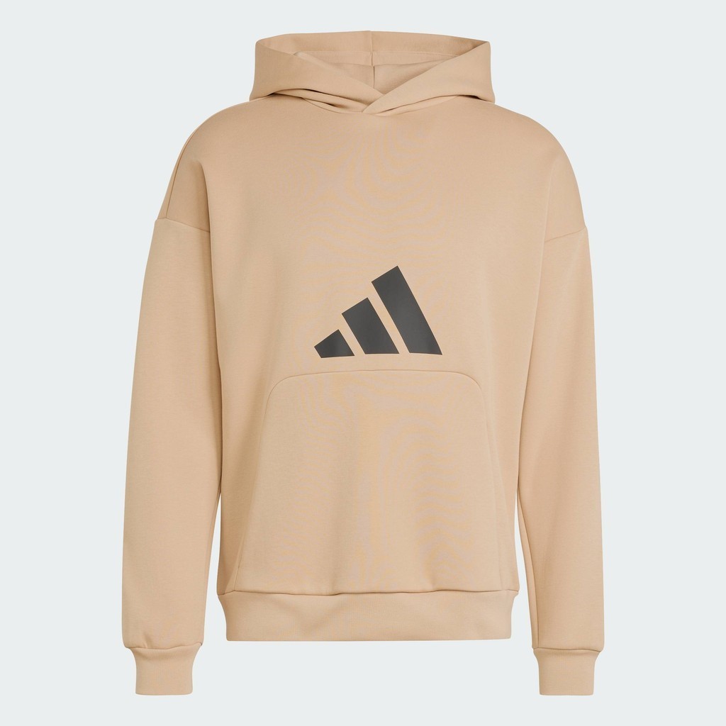 adidas Phong cách sống Áo Hoodie Logo 3 Bar Future Icons Nam nâu JW7168