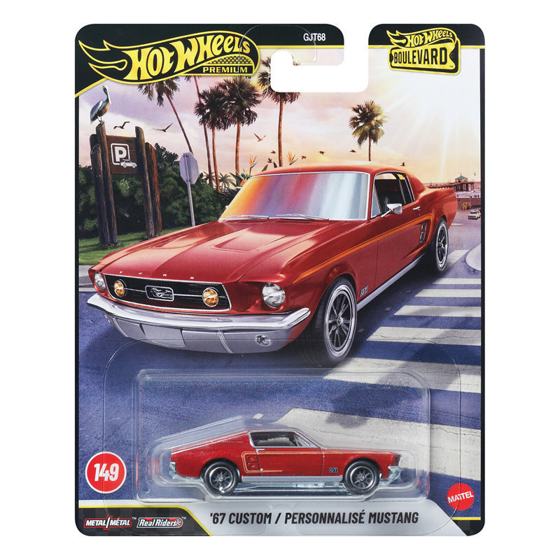 Hot Wheels GJT68 Tình Yêu Lựa Chọn 149 FORD FORD MUSTANG MUSTANG hotwheels Hợp Kim Xe Mô Hình Quà Tặ