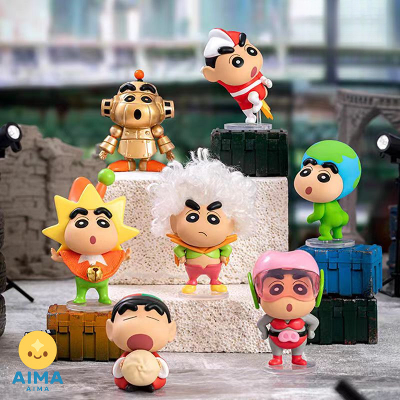 Đảm bảo chính hãng [Chính hãng] Crayon Shin-Chan All-Star Series mini Earth Crayon Shin-Chan Doll Ch