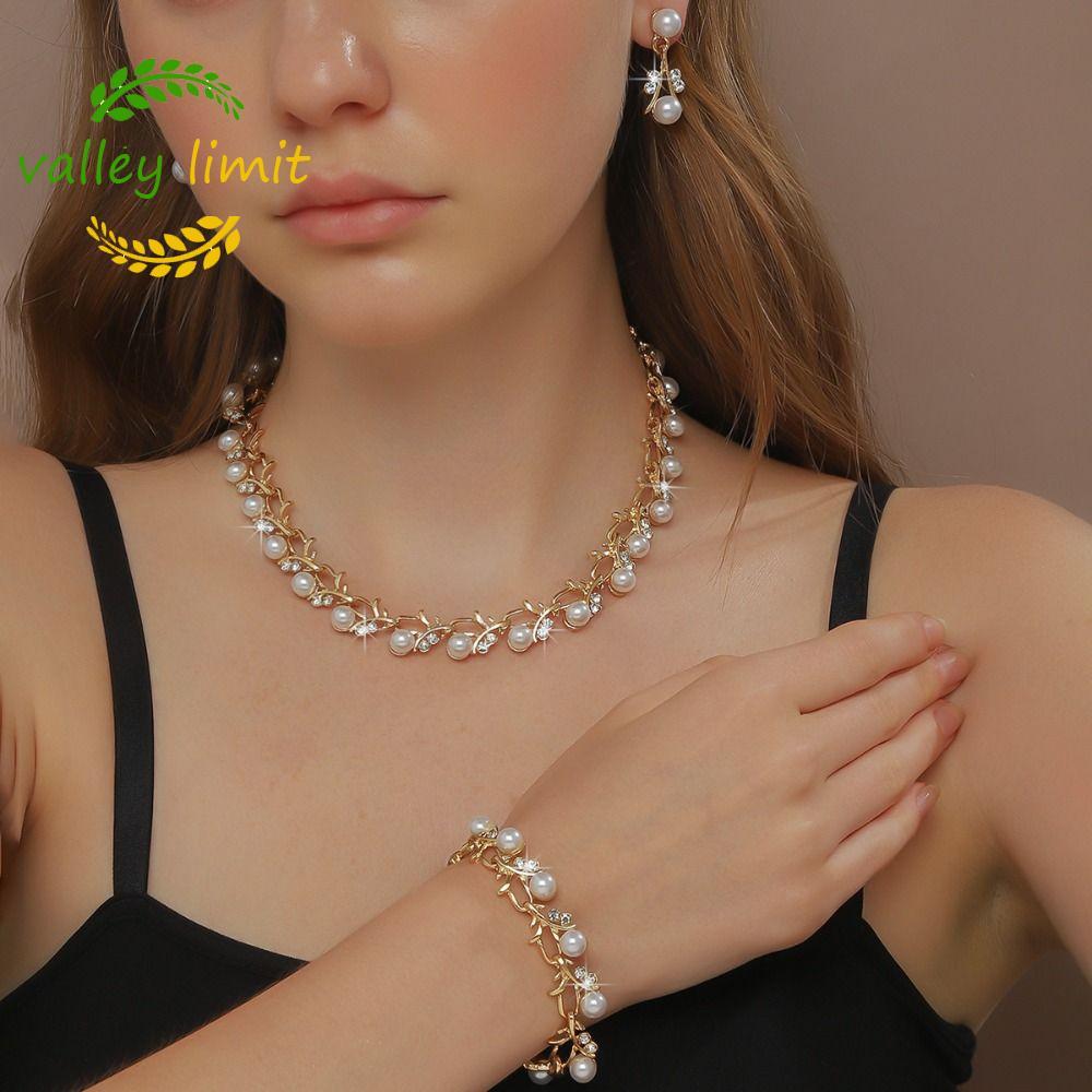 valley limit Bộ trang sức Valley Limit - Kim cương giả, phù hợp tiệc cưới