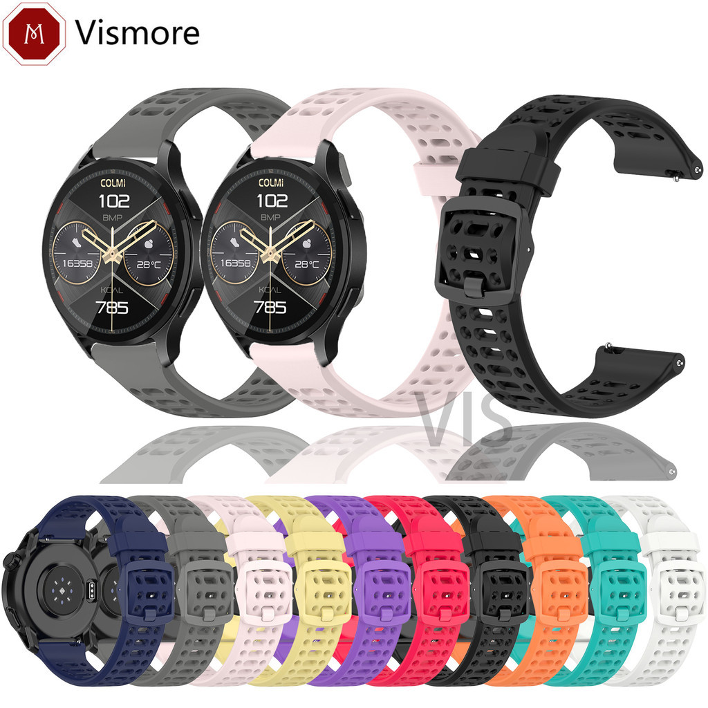 Dây đeo silicon thoáng khí 20mm 22mm cho COLLI P60 / P68 / P78 / P82 / P8 / P9 / P28 / P73 / P76 / P