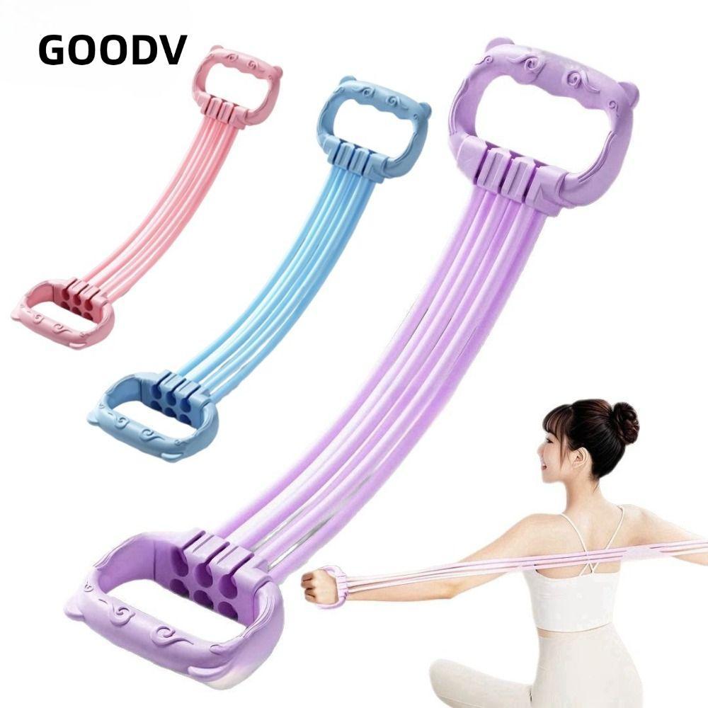 Dây kháng lực Goodv cho Yoga và Pilates, đàn hồi 15-90lbs, dễ tháo lắp