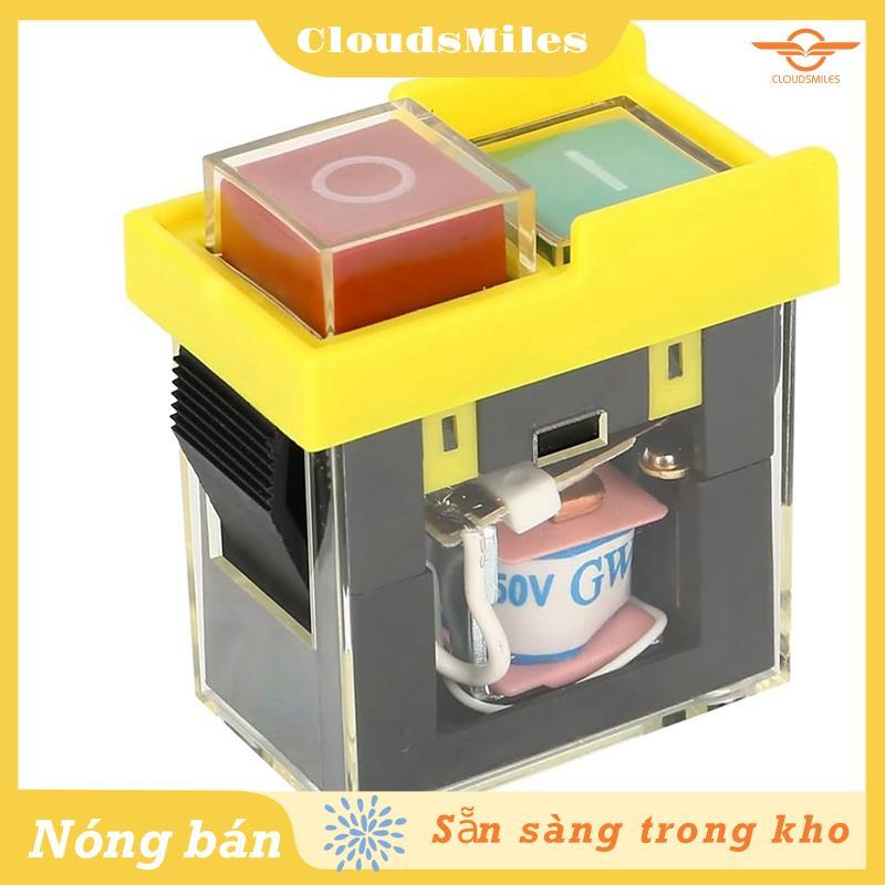 [CloudsMiles] Công tắc bảo vệ mất điện Kjd6 5E4 250V 6A Chống nước điện từ, Công tắc công cụ mất điệ