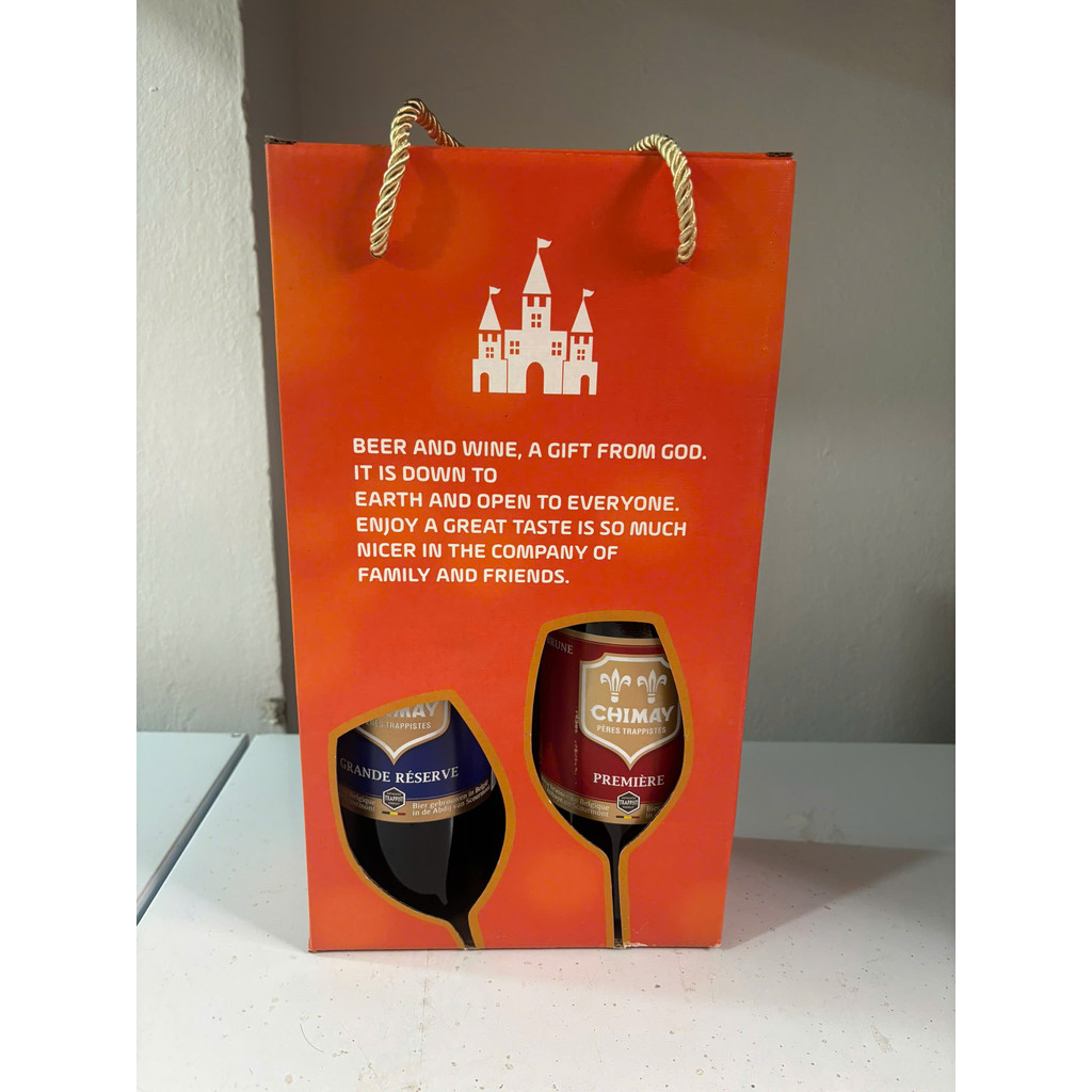 Hộp quà 2 chai Chimay 750ml (2 loại)