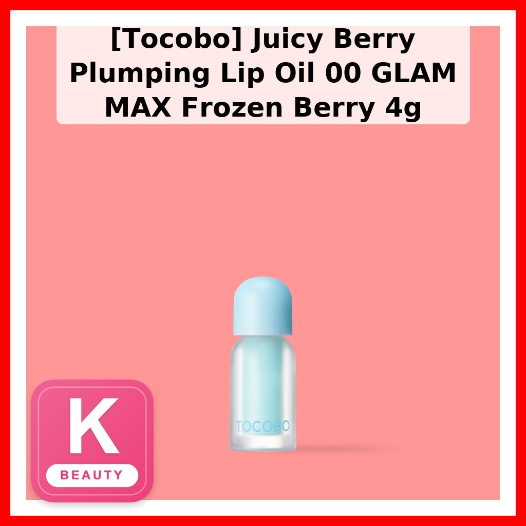 [Tocobo] Dầu môi Juicy Berry Plumping 00 GLAM MAX Frozen Berry 4g / Dầu môi Hàn Quốc / Hiệu ứng Plum
