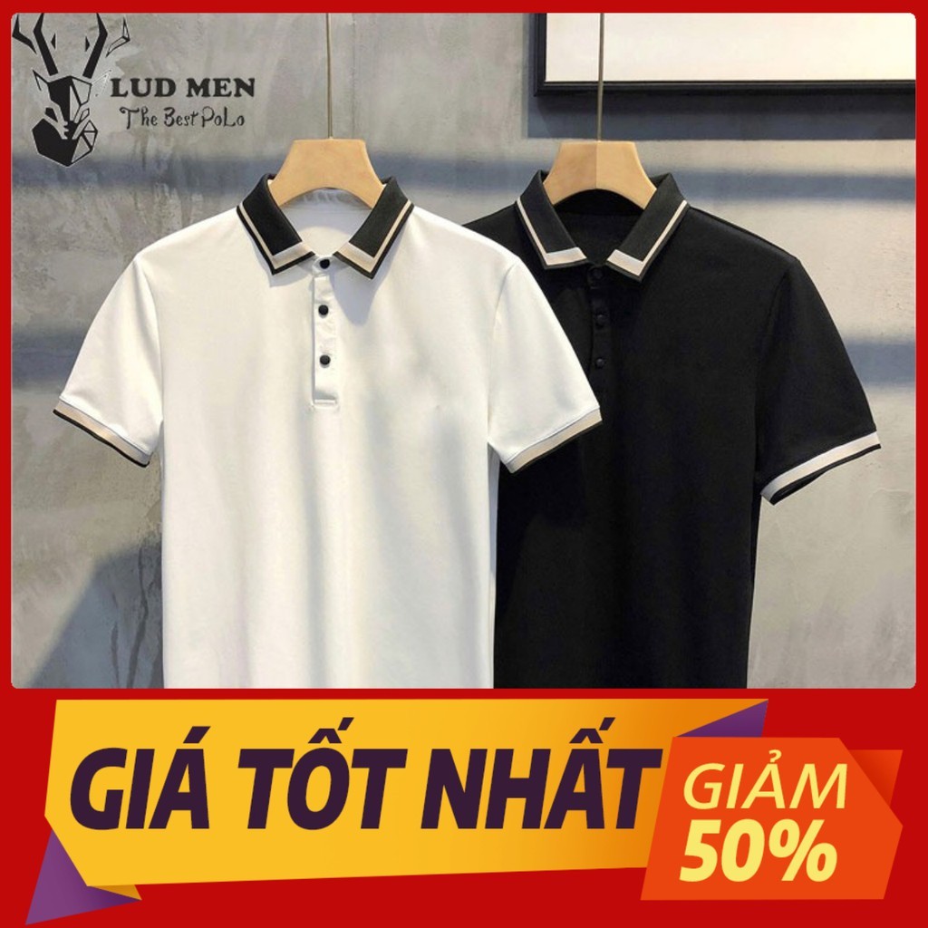 Áo polo nam MATANO có cổ trụ bẻ dệt sọc và họa tiết đẹp nổi bật, thể hiện cá tính, vải cá sấu cotton