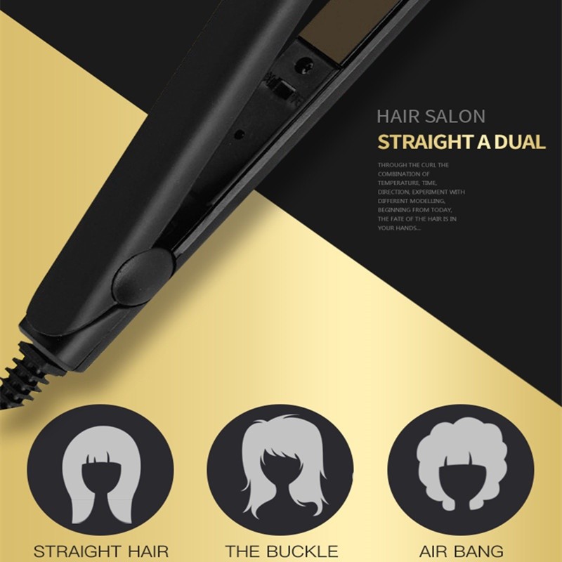 Máy Duỗi Uốn Tóc 2 Trong 1 Mini Du Lịch - Thiết Kế Nhỏ Gọn, Làm Tóc Mượt Tự Nhiên Chỉ 5 Phút - Chính Hãng Tiện Lợi