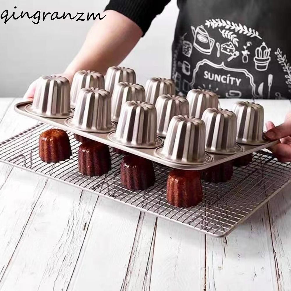 NEXOR Khuôn Cannele Muffin Bánh Ngọt Máy Nướng Chống Dính Thép Carbon Custard Bánh Chảo
